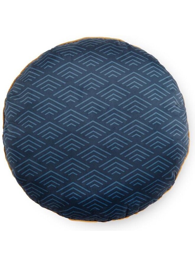 Descanso Sierkussen Gevuld Novara Petrol - 55 CM - Velvet