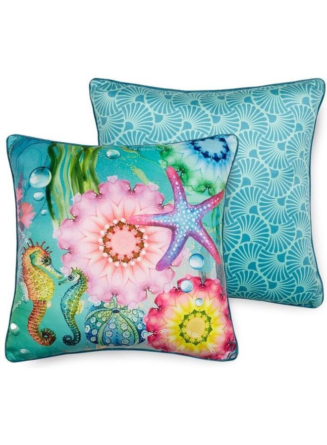 HIP Sierkussen Gevuld Amanda Multi - 48x48 - Velvet