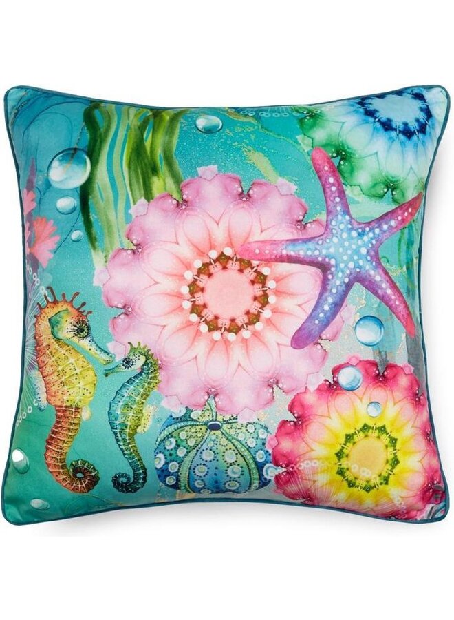 HIP Sierkussen Gevuld Amanda Multi - 48x48 - Velvet