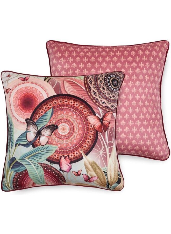 HIP Sierkussen Gevuld Jimena Rood - 48x48 - Velvet