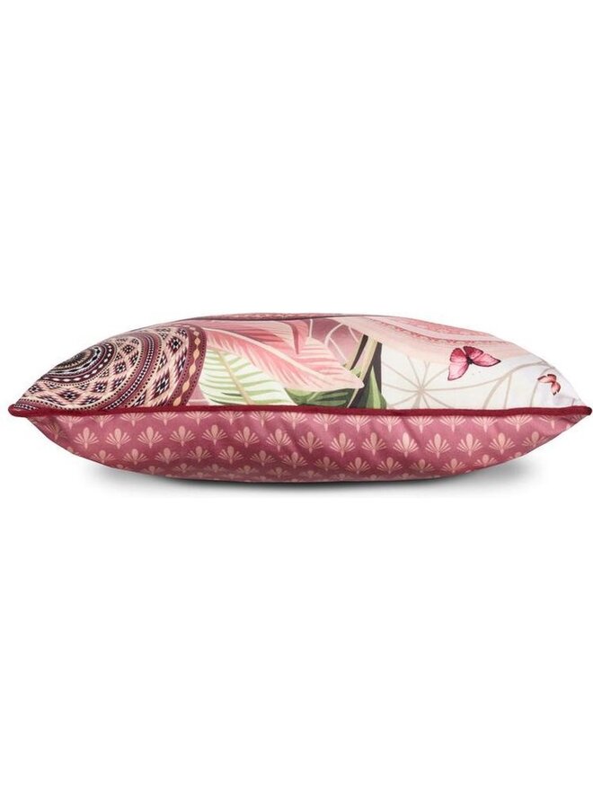 HIP Sierkussen Gevuld Jimena Rood - 48x48 - Velvet