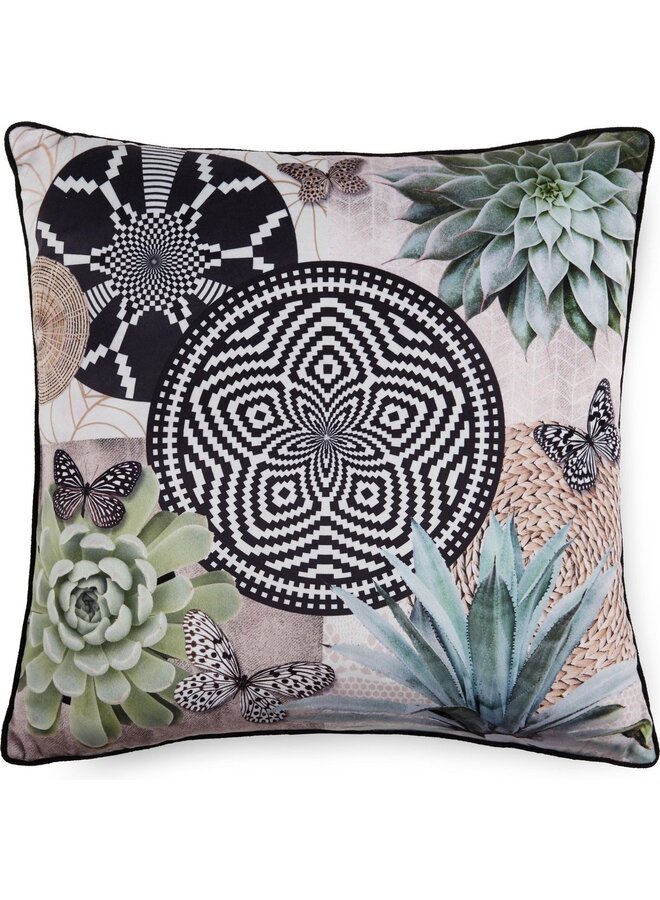 HIP Sierkussen Gevuld Skylar Multi - 50x50 - Velvet