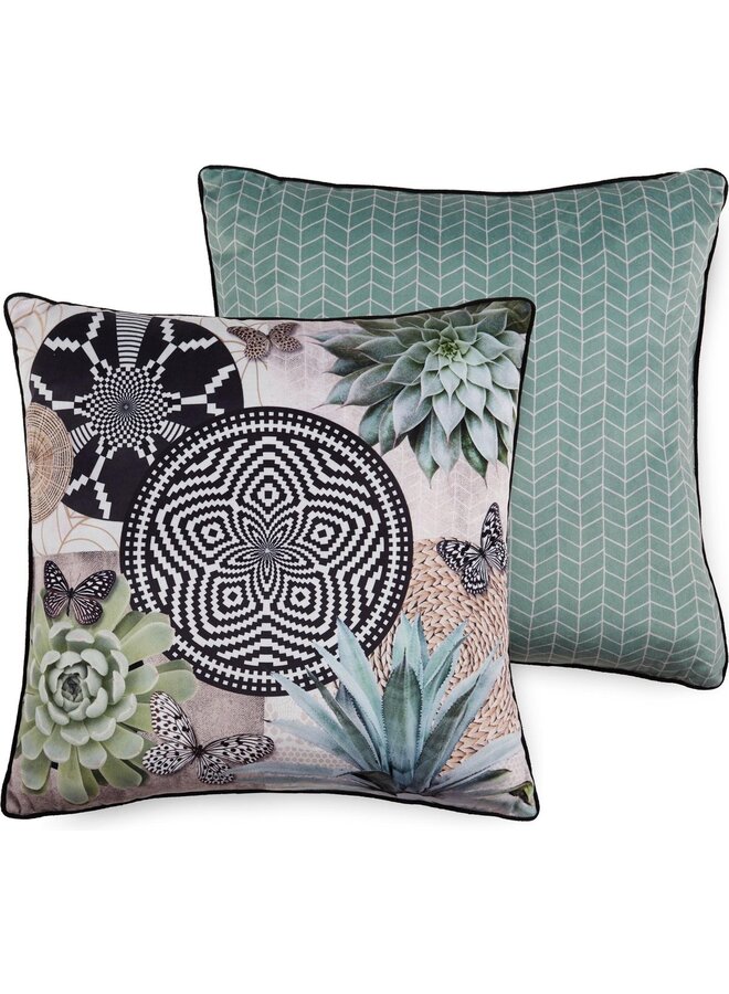 HIP Sierkussen Gevuld Skylar Multi - 48x48 - Velvet