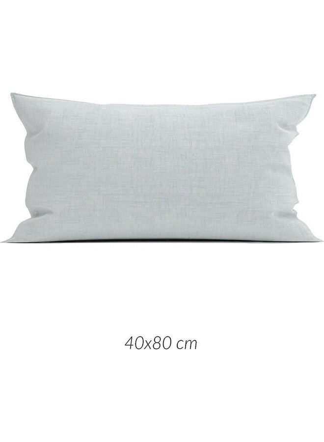 ZO! Home Sierkussenhoezen Lino (Set van 2) Mint Groen - 40x80 - Katoen