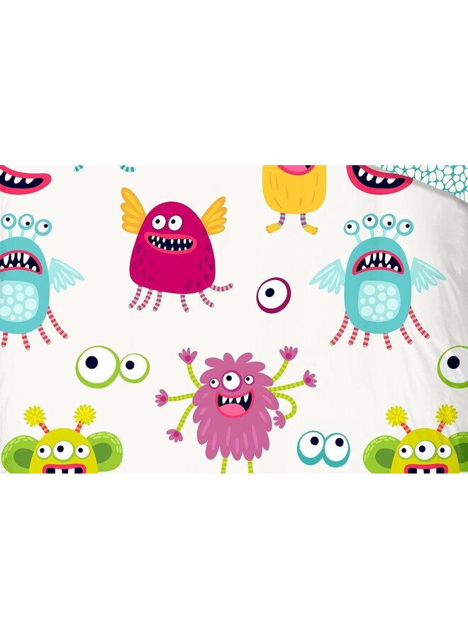 Good Morning Dekbedovertrek Kids Booh Multi - Katoen