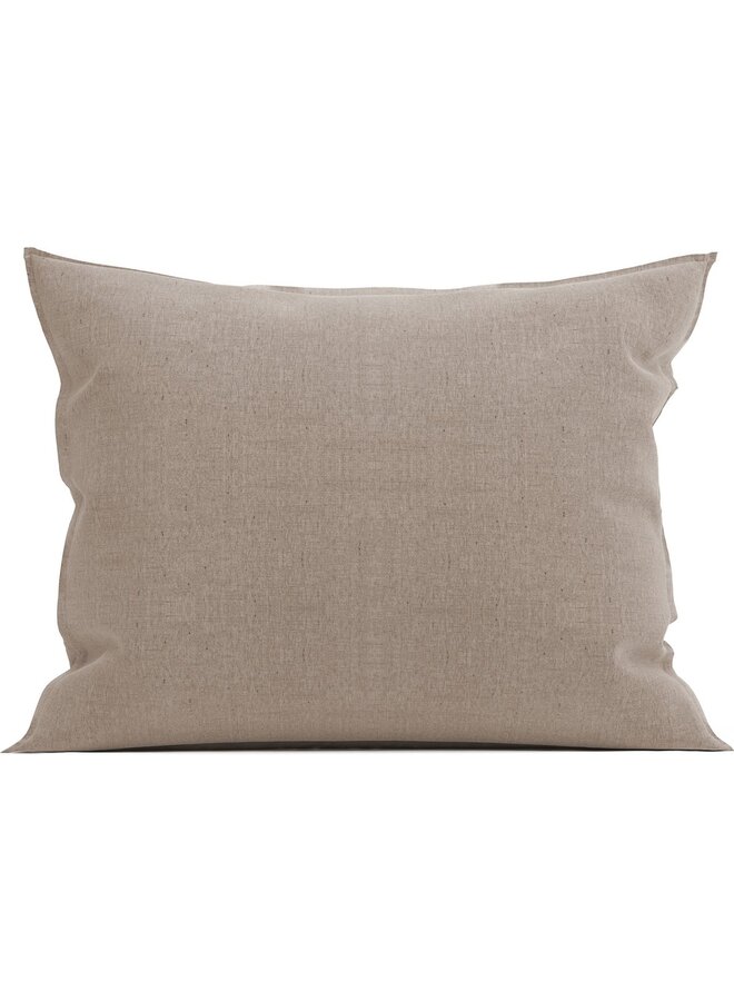 Sierkussenhoes Franela Taupe - Set Van 2 - Flanel