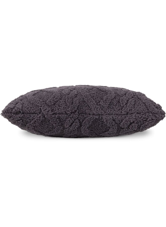 Descanso Sierkussen Gevuld Jacquard Antraciet - 40x40 - Teddy