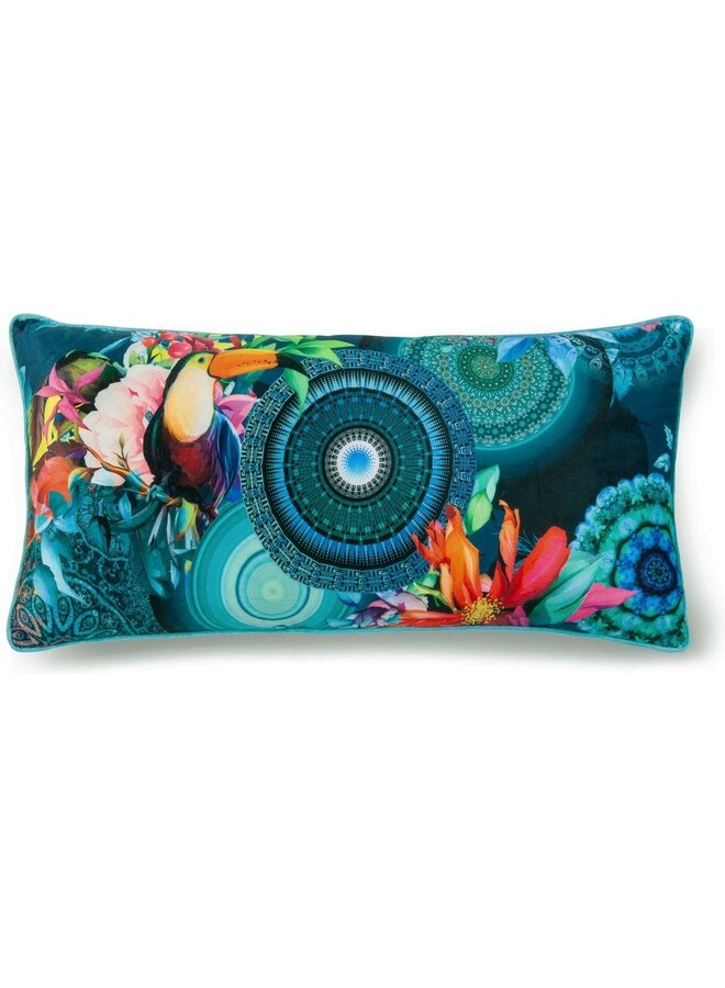 HIP Sierkussen Gevuld Calaini Multi - 30x60 - Velvet