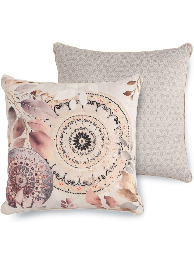 HIP Sierkussen Gevuld Afina Grijs - 48x48 - Velvet