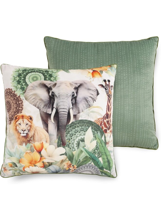 HIP Sierkussen Gevuld Sagadar Groen - 48x48 - Velvet