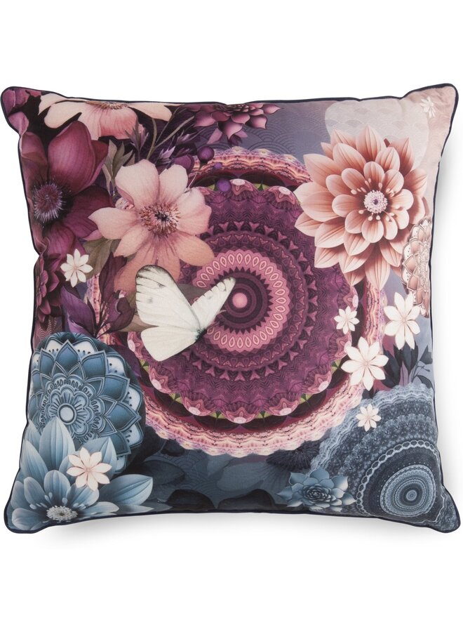 HIP Sierkussen Gevuld Asher Multi - 48x48 - Velvet