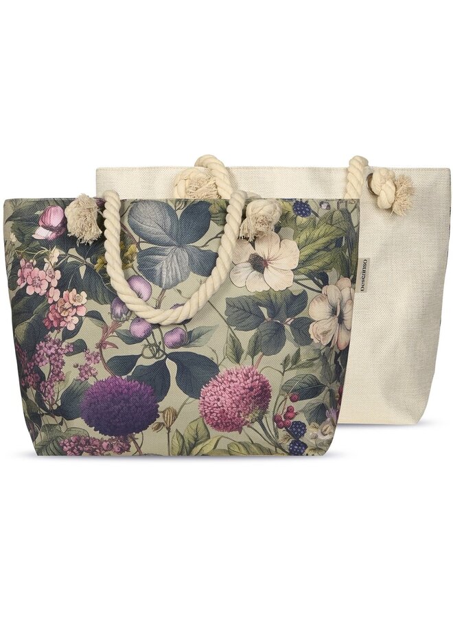 Descanso Strandtas/Handtas Onaz Groen - 43x60 - Linnen