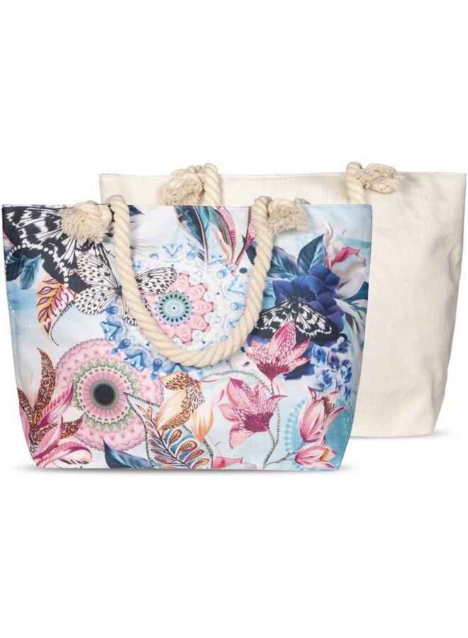 Strandtas/Handtas Maximilian Multi - 43x60 - Linnen