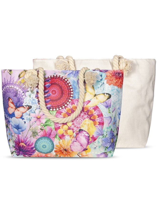 HIP Strandtas/Handtas Vitori Multi - 43x60 - Linnen