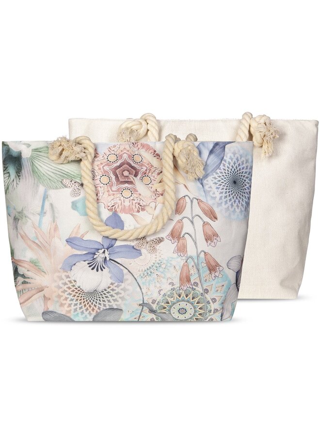 Strandtas/Handtas Zephir Multi - 43x60 - Linnen