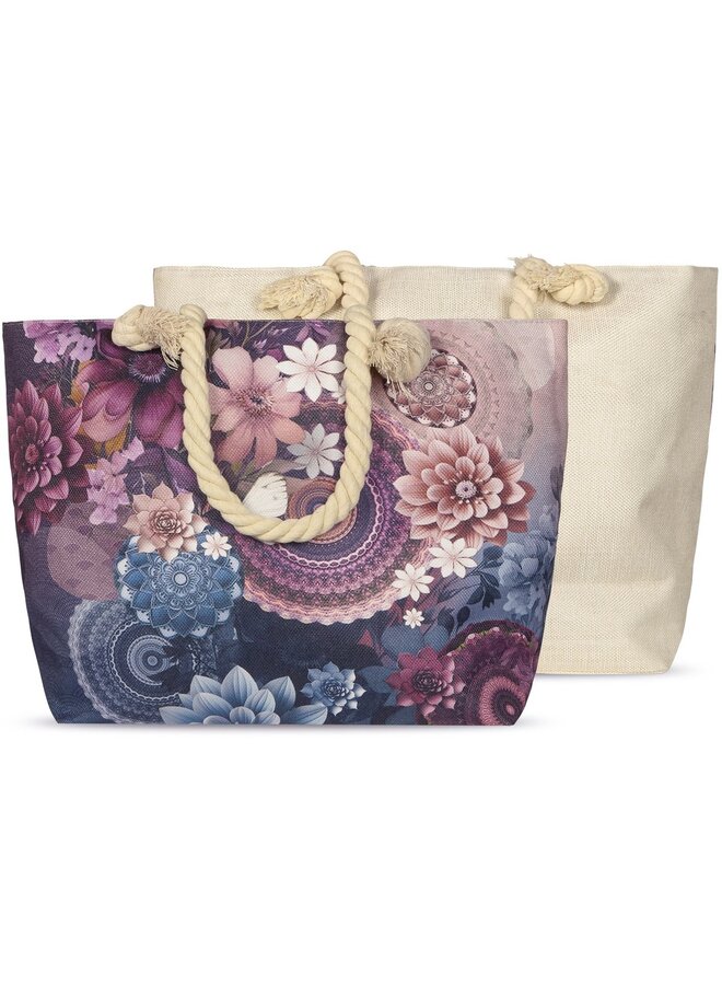 HIP Strandtas/Handtas Asher Multi - 43x60 - Linnen