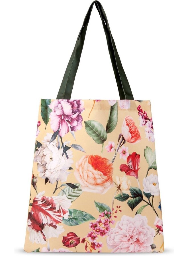 Descanso Boodschappentas/Schoudertas Fiori Oker - 40x45 - Polyester