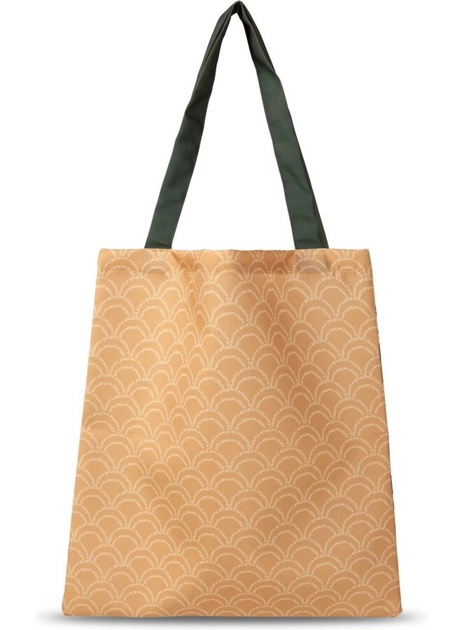 Descanso Boodschappentas/Schoudertas Fiori Oker - 40x45 - Polyester