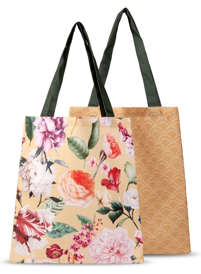 Descanso Boodschappentas Fiori Oker - 40x45 - Polyester