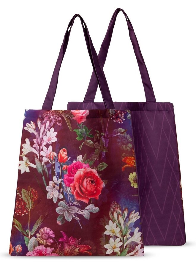 Descanso Boodschappentas/Schoudertas Simone Bordeaux - 40x45 - Polyester