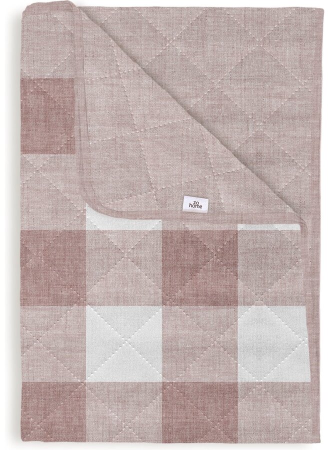 Sprei Quattro di Lino Roze - 270x260 - Polyester