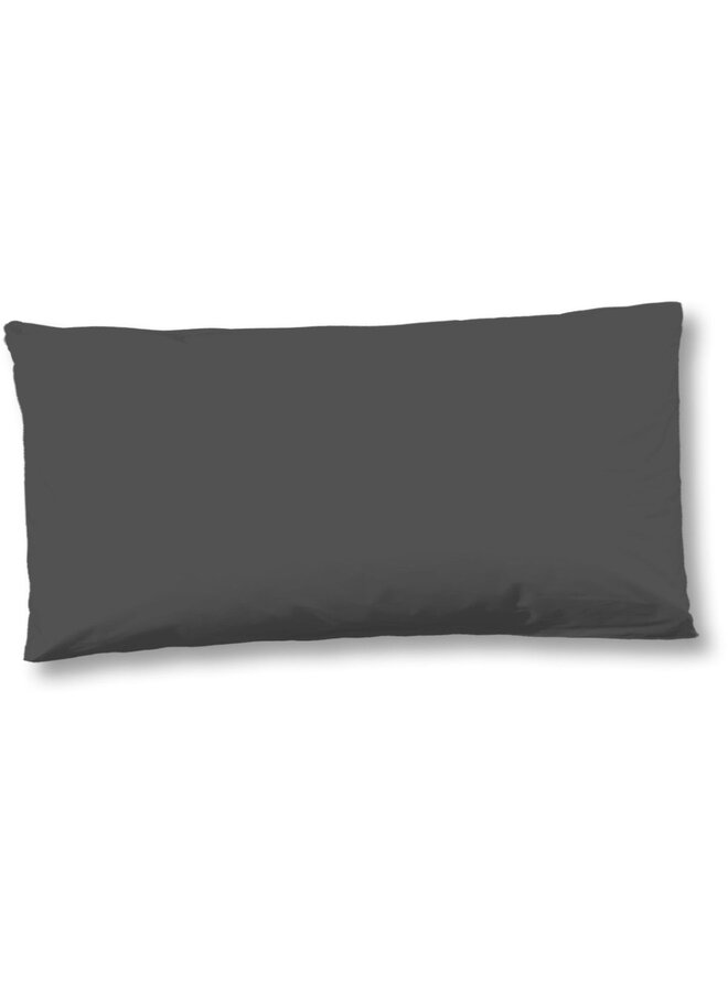 HIP Sierkussenhoezen (Set Van 2) Antraciet - 40x80 - Katoensatijn