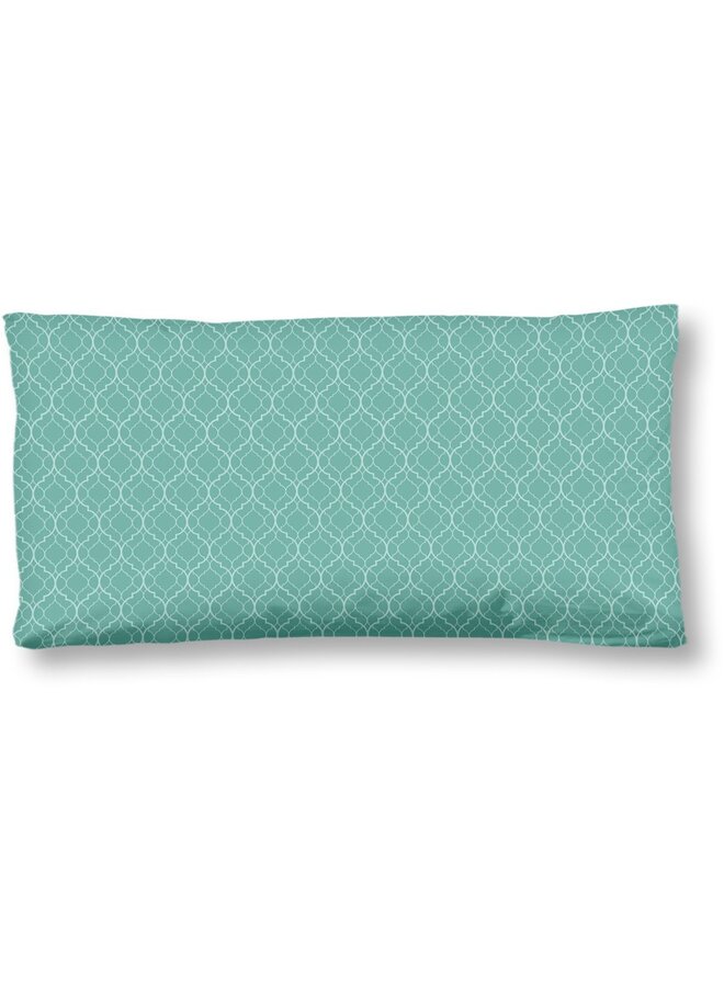 HIP Sierkussenhoezen (Set Van 2) Elidasa Mint - 40x80 - Katoensatijn