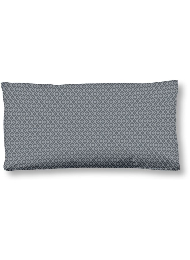 HIP Sierkussenhoezen (Set Van 2) Olinga Grijs - 40x80 - Katoensatijn