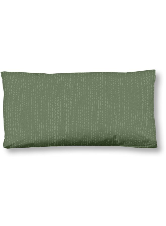 HIP Sierkussenhoezen (Set Van 2) Sagadar Groen - 40x80 - Katoensatijn