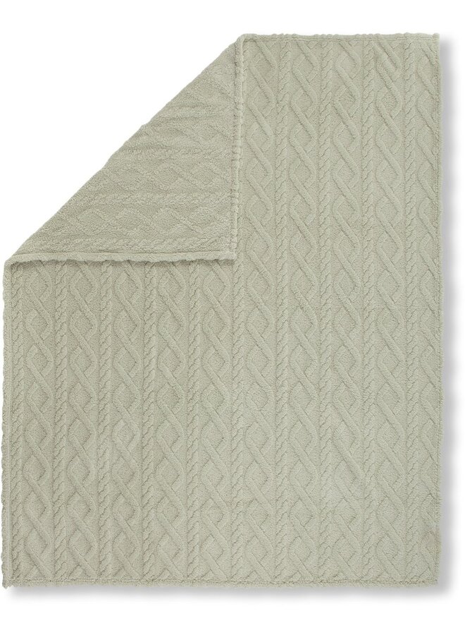 Descanso Plaid Jacquard Groen - 130x160 - Teddy