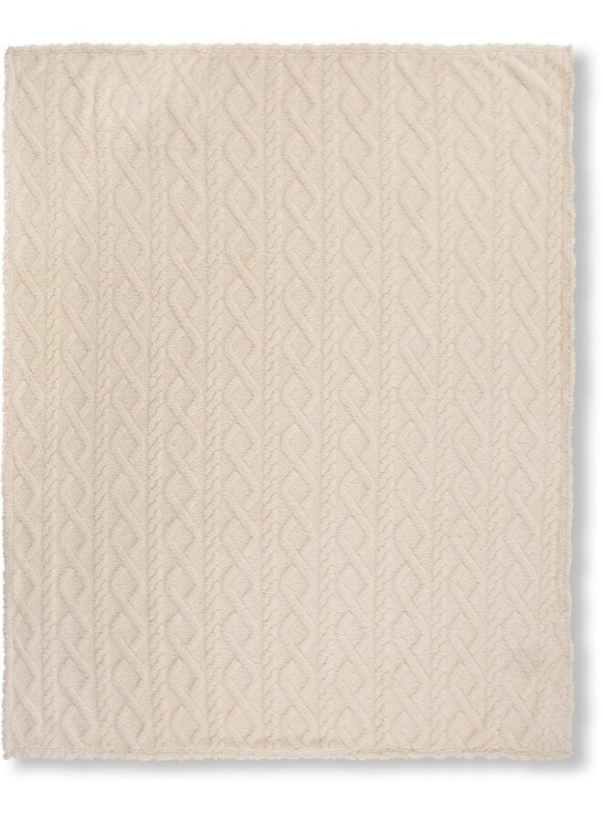 Descanso Velvet Plaid Creme - 150x200