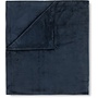 HIP Plaid Uni Blauw - 160x180 - Velvet