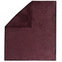 HIP Plaid Uni Bordeaux - 160x180 - Velvet
