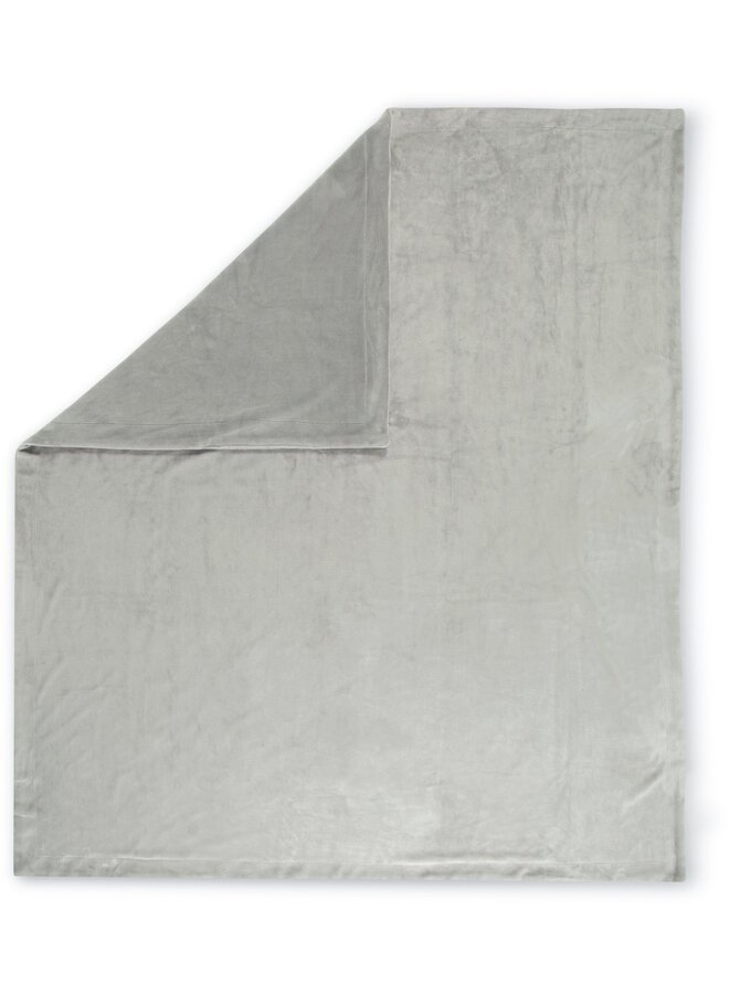 HIP Plaid Uni Grijs - 160x180 - Velvet