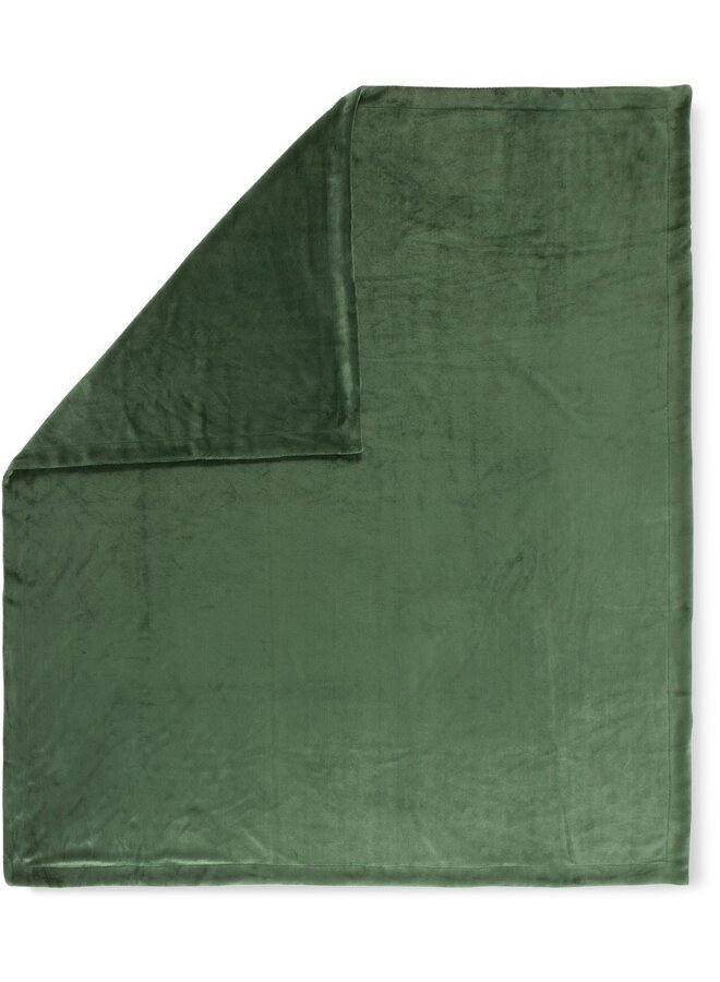 Plaid Uni Groen - 160x180 - Velvet