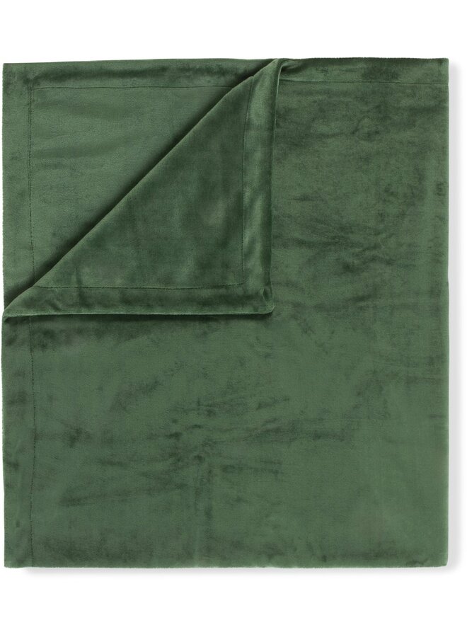 HIP Velvet Plaid Groen Uni Groen - 160x180