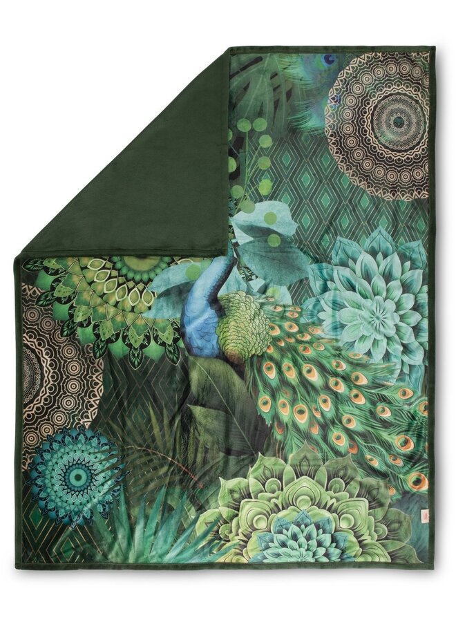 HIP Plaid Agatha Groen - 130x160 - Velvet