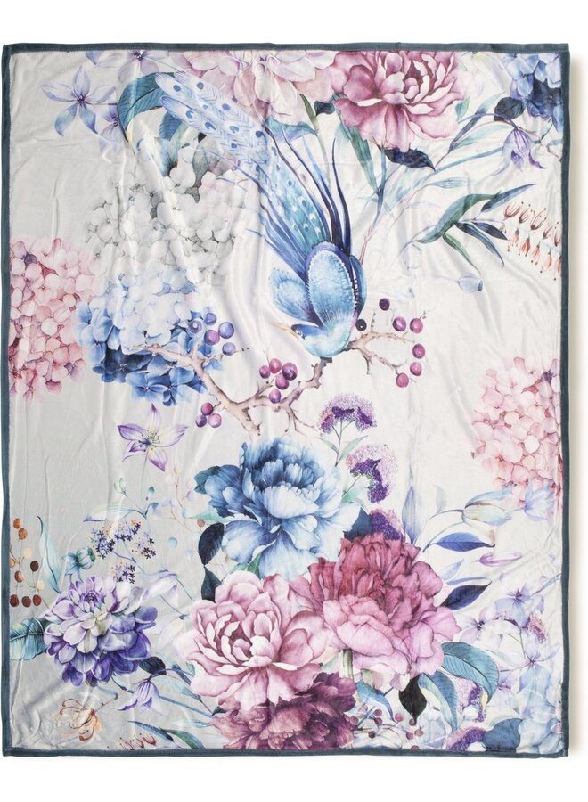 Descanso Plaid Mondet Grijs - 130x160 - Velvet