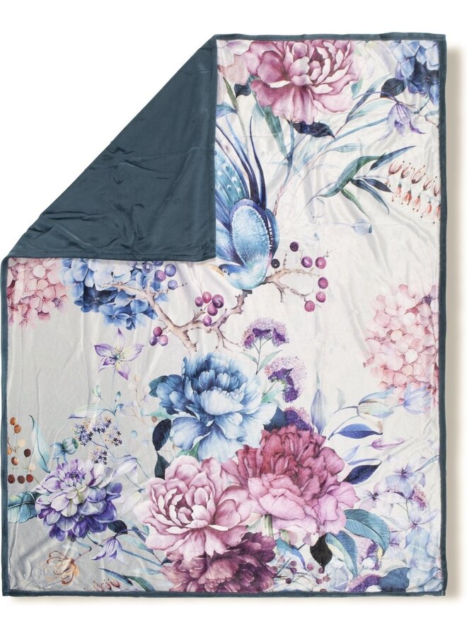 Descanso Plaid Mondet Grijs - 130x160 - Velvet