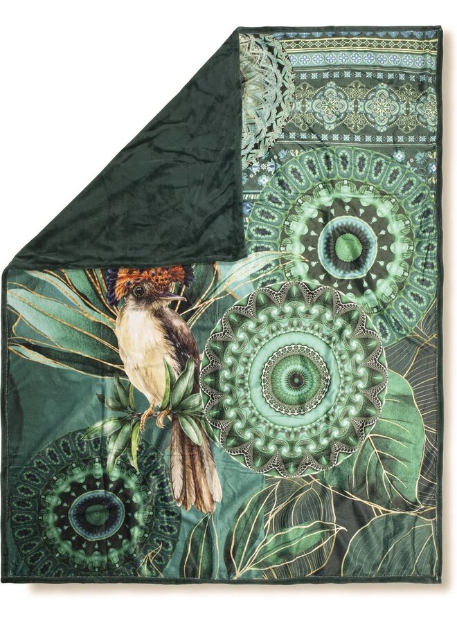 HIP Plaid Damali Groen - 130x160 - Velvet