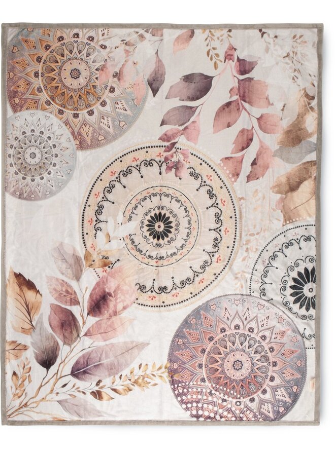 HIP Plaid Afina Grijs - 130x160 - Velvet