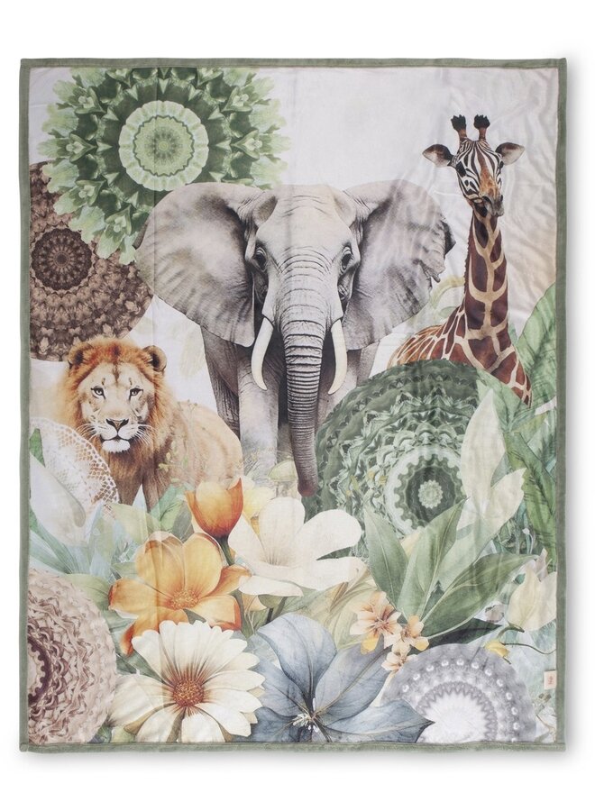 HIP Plaid Sagadar Groen - 130x160 - Velvet