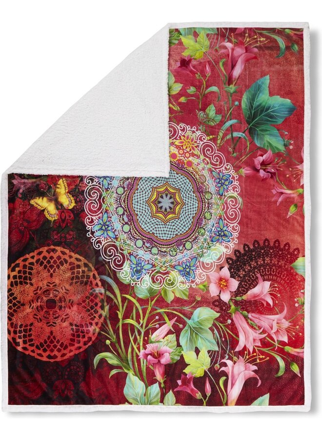 HIP Plaid Novali Rood - 130x160 - Velvet