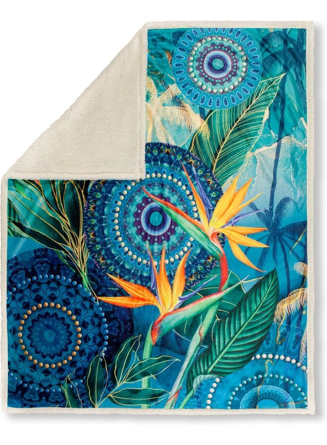 HIP Plaid Novia Blauw - 130x160 - Velvet