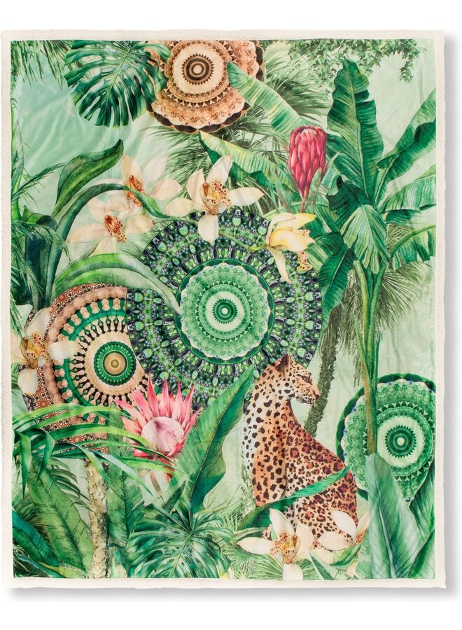 HIP Plaid Abhita Groen - 130x160 - Velvet