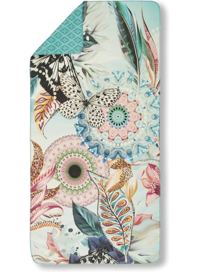 HIP Badlaken/Strandlaken Maximilian Aqua - 50x100 - Microvezel