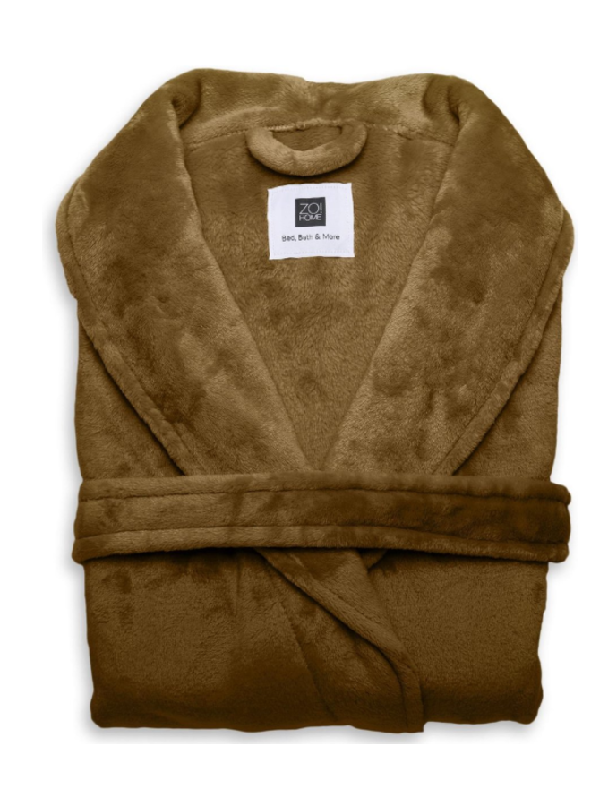 Badjas Cara Cognac Bruin - Polyester