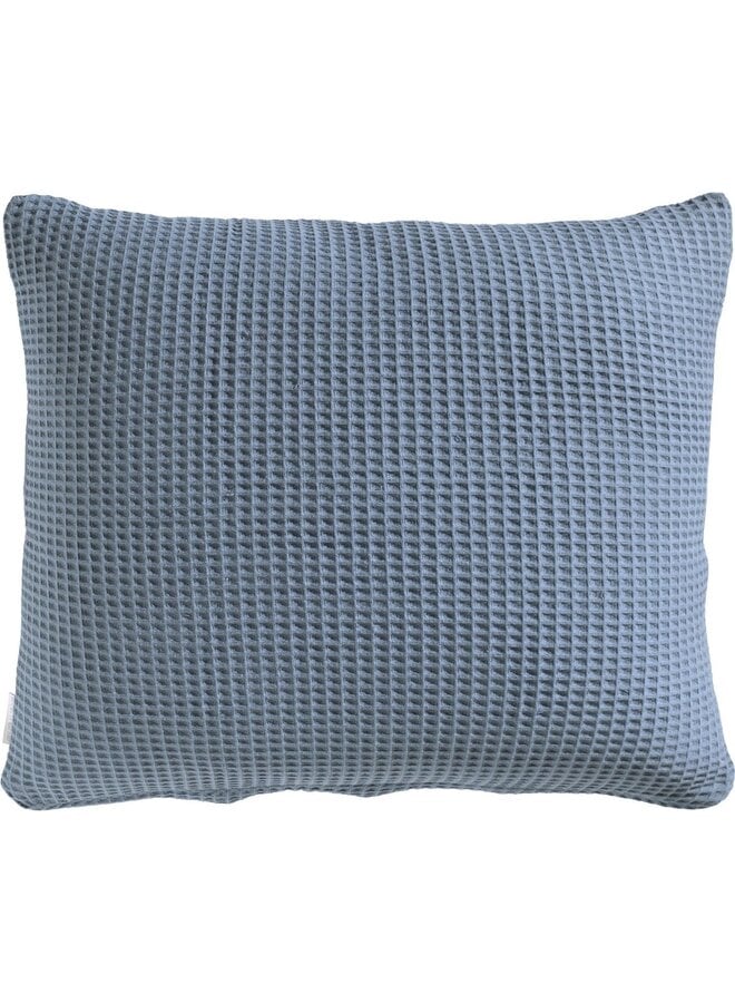 Kussenslopen Wafel Colonial Blauw - Set Van 2 - Katoen