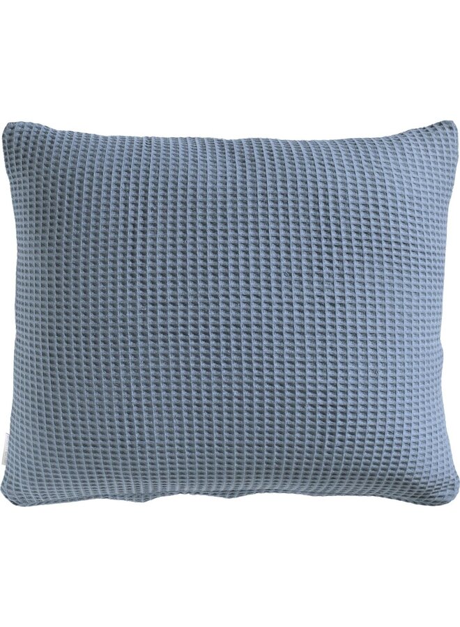 Kussenslopen Wafel (Set Van 2) Colonial Blauw - 60x70 - Katoen