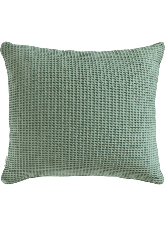 2x Heckett & Lane Katoen Wafel Kussenslopen Groen - 60x70